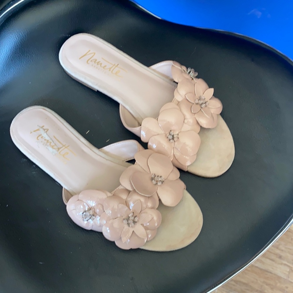 Nanette Lepore light rose colored sandals